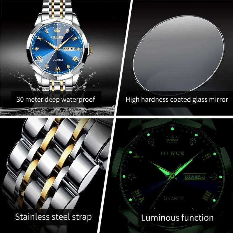 Relógio Masculino Diamond Luxo